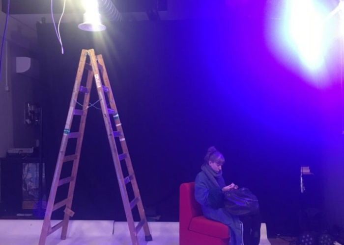 Dancer Waitingto Perform