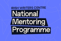 Irish Writers Centre NMP logo with purple background 2
